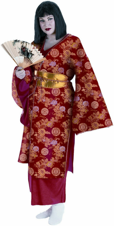 Geisha Plus Adult Costume - Click Image to Close