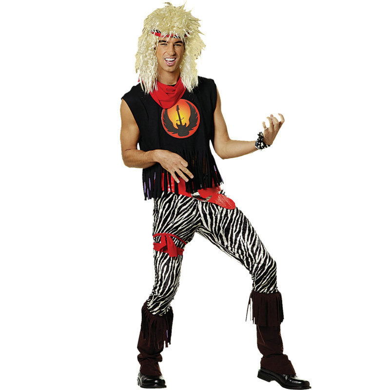 Rock God 80's Adult Costume - Click Image to Close