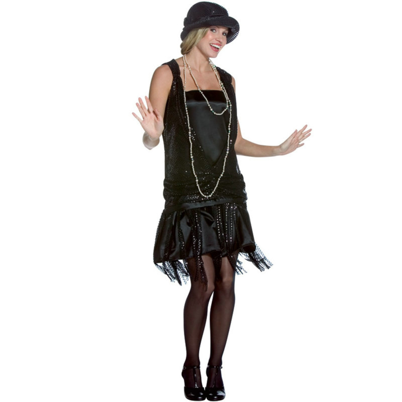 Gatsby Girl (Black) Adult - Click Image to Close