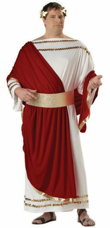 Caesar Adult Plus Costume - Click Image to Close