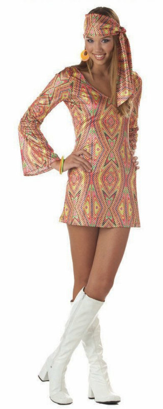 Disco Dolly Teen Costume - Click Image to Close