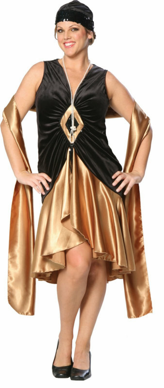 'Puttin' on the Ritz' Adult Plus Costume - Click Image to Close