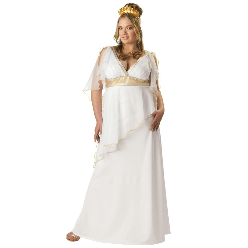 Greek Goddess Elite Collection Adult Plus Costume - Click Image to Close