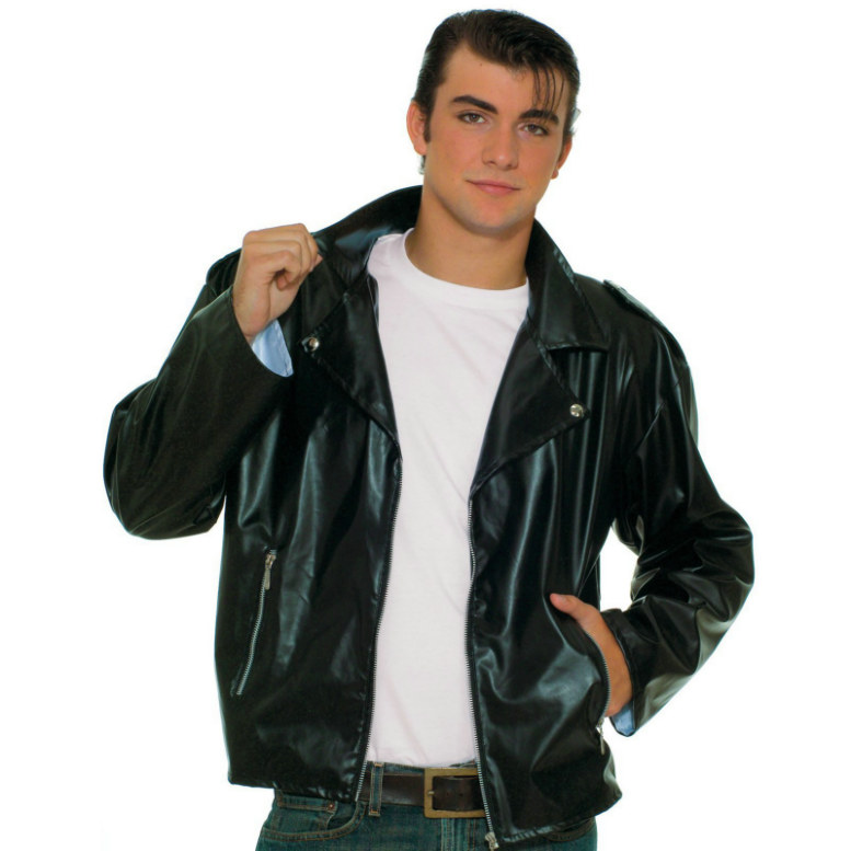 Greaser Jacket Adult Costume - Click Image to Close