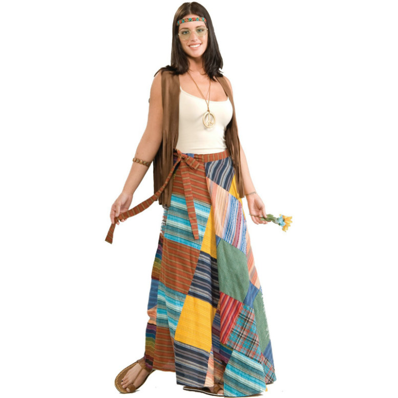 Patchwork Wrap Skirt Adult - Click Image to Close