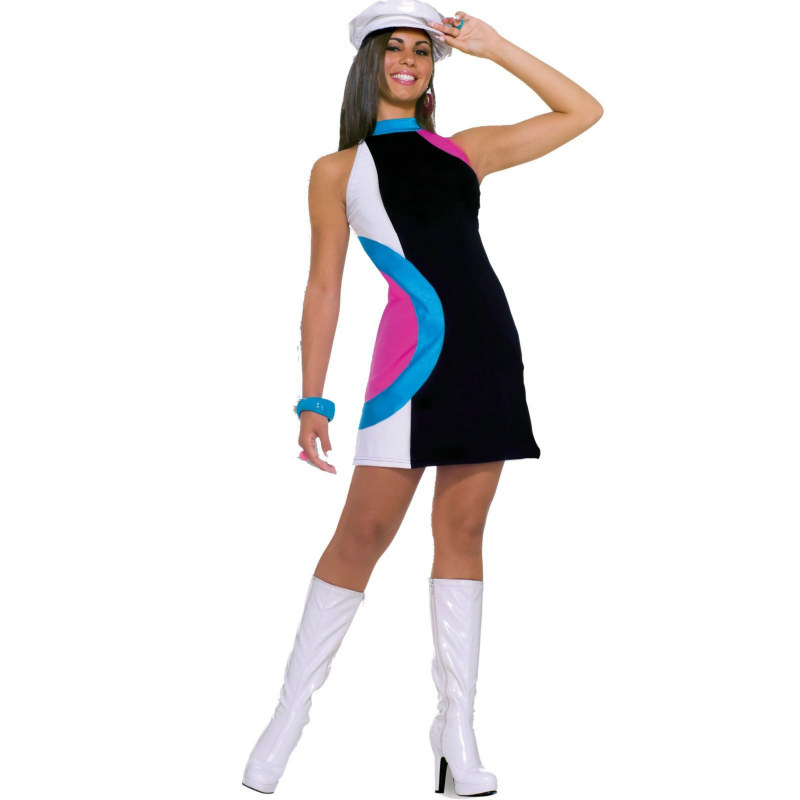 Mod Doll Adult Circus Costume - Click Image to Close