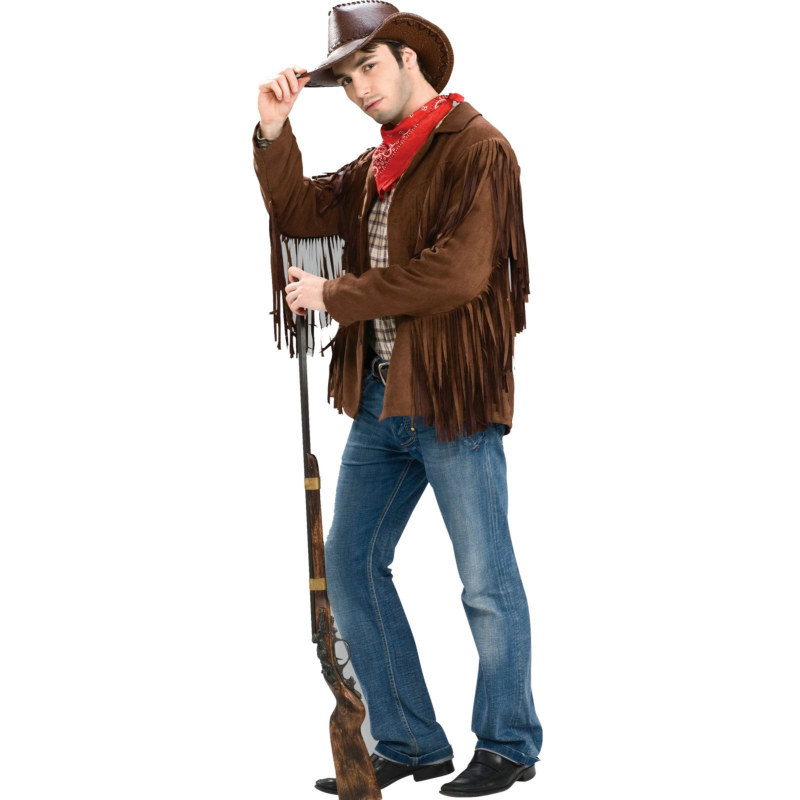 Buffalo Bill Jacket Adult Costume - Click Image to Close