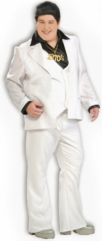 Disco Man Adult Plus Costume - Click Image to Close