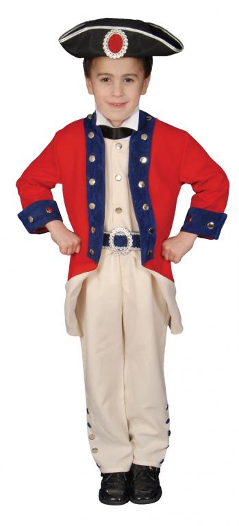 Colonial Soldier Child Costume - Click Image to Close