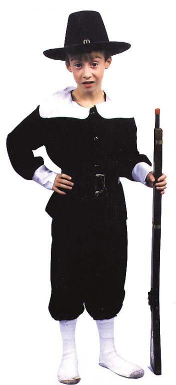 Pilgrim Boy Costume - Click Image to Close