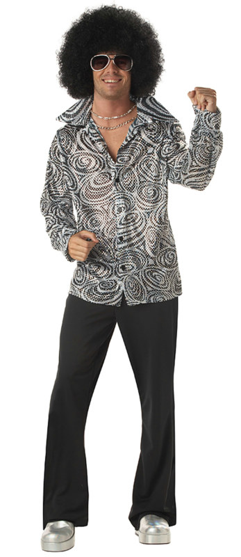 Groovy Disco Shirt Adult Costume