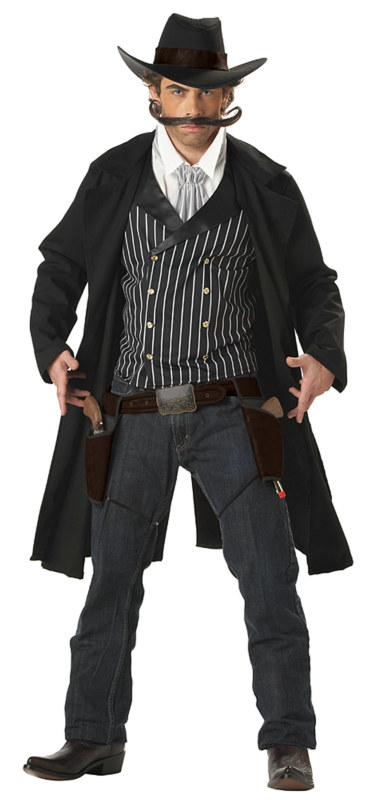 Western Gunslinger Adult Costume - Click Image to Close