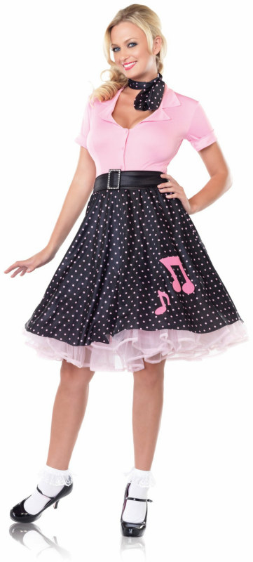 Sock Hop Sweetie Adult Costume - Click Image to Close