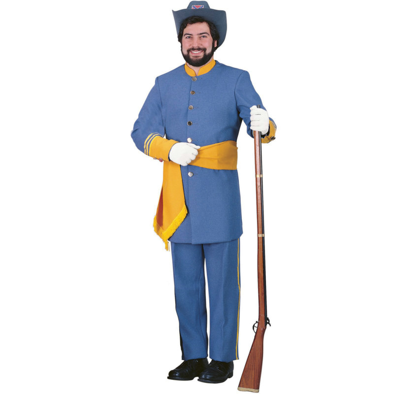 Confederate Officer Adult Costume - Click Image to Close