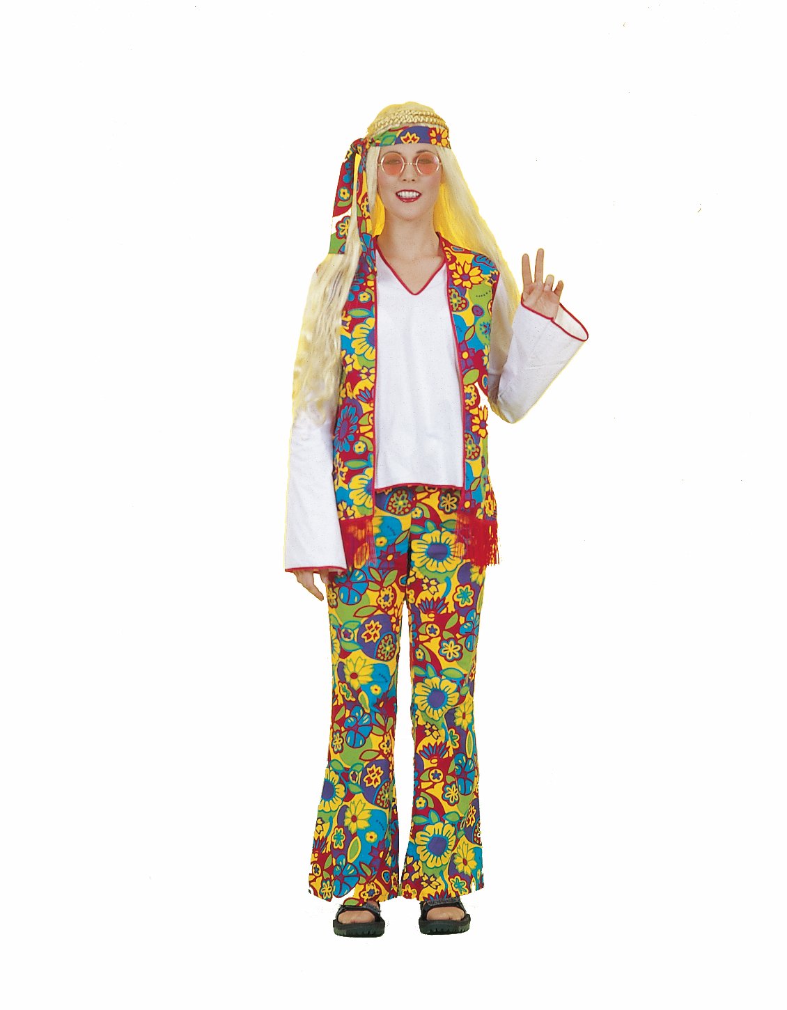 Hippie Woman Plus Adult Costume