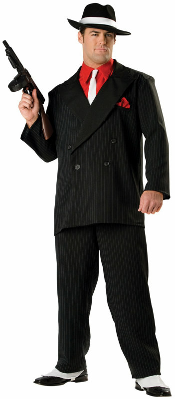 Gangster Adult Costume - Click Image to Close