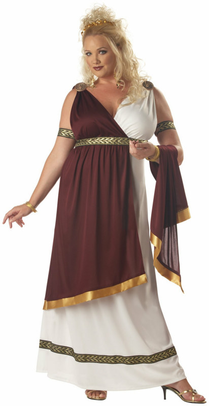 Roman Empress Adult Plus Costume - Click Image to Close