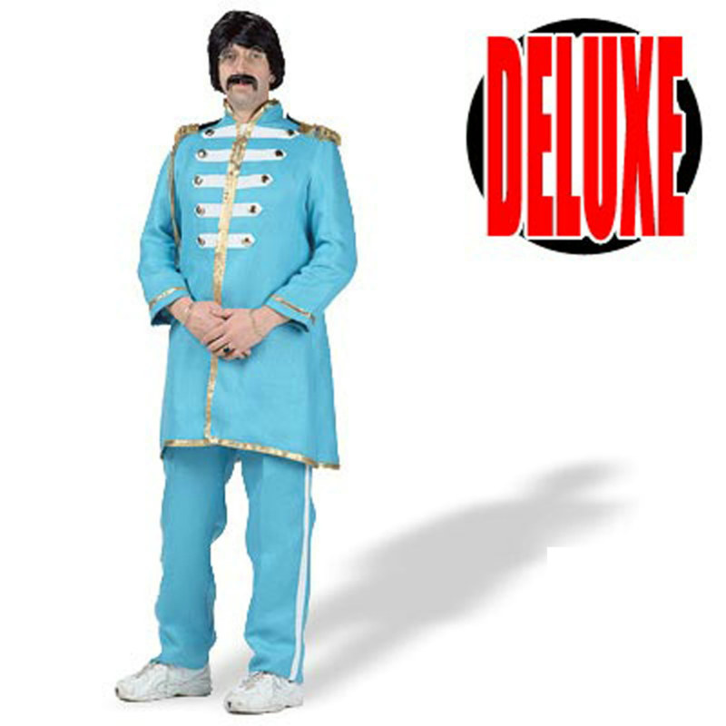 60's Musician, Blue Adult Costume - Click Image to Close