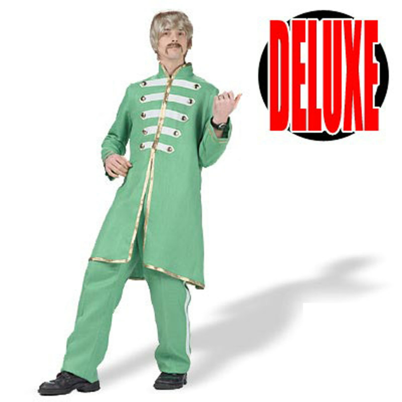 60's Musician (Green) Adult Costume - Click Image to Close