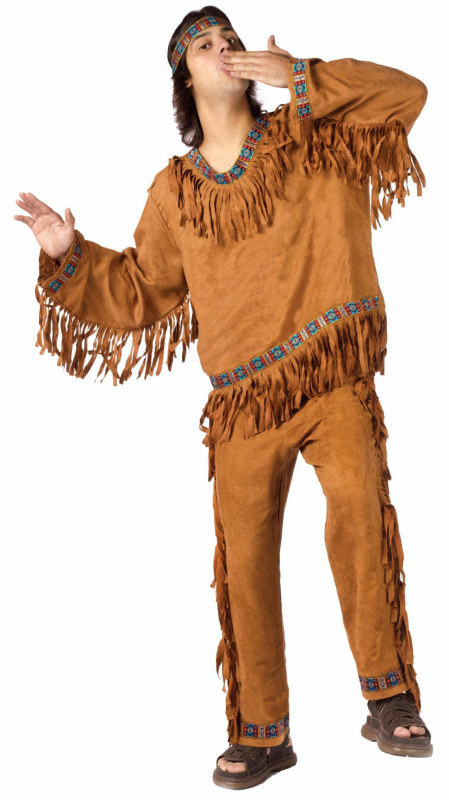 Native American Adult Plus Costume - Click Image to Close