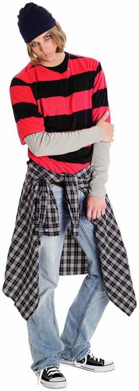 90s Grunge Guy Adult Costume - Click Image to Close