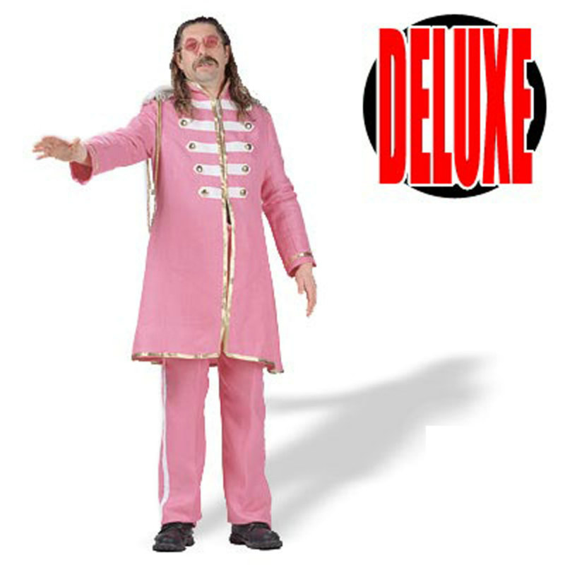 60's Musician (Pink) Adult Costume - Click Image to Close