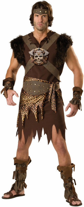 Barbarian Man Premier Adult Costume - Click Image to Close