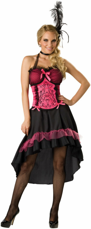 Saloon Gal Adult Costume - Click Image to Close