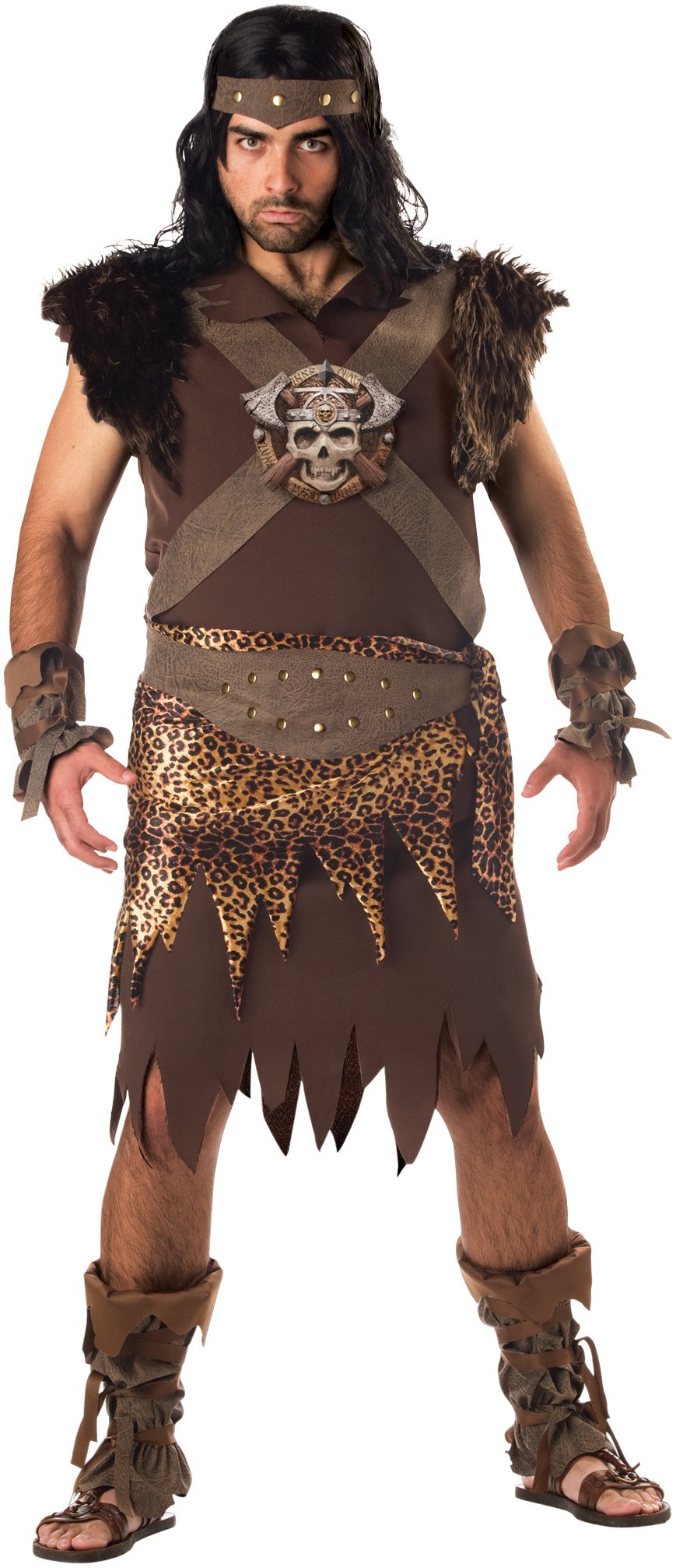 Barbarian Man Plus Adult Costume - Click Image to Close