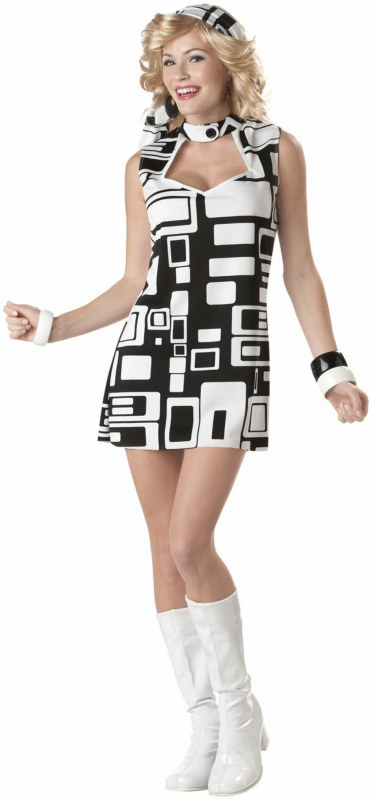 Groovy Chic Adult Costume - Click Image to Close