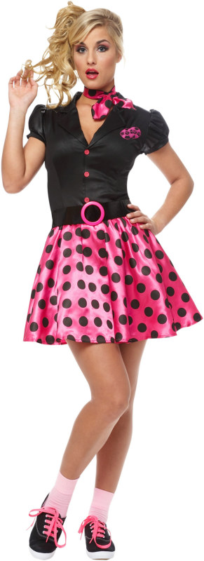 50s Sock Hop Adult Costume - Click Image to Close