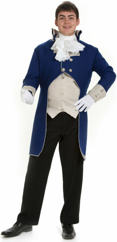 Tailcoat (Royal Blue) Adult Costume - Click Image to Close