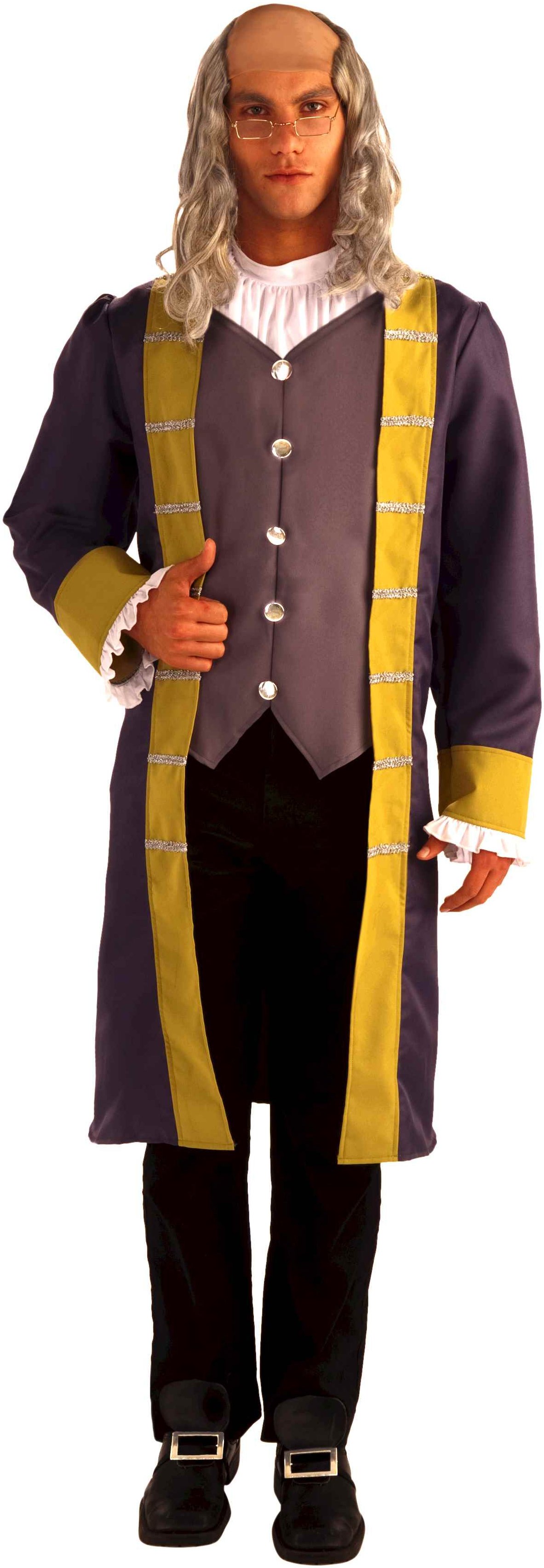 Ben Franklin Adult Costume - Click Image to Close