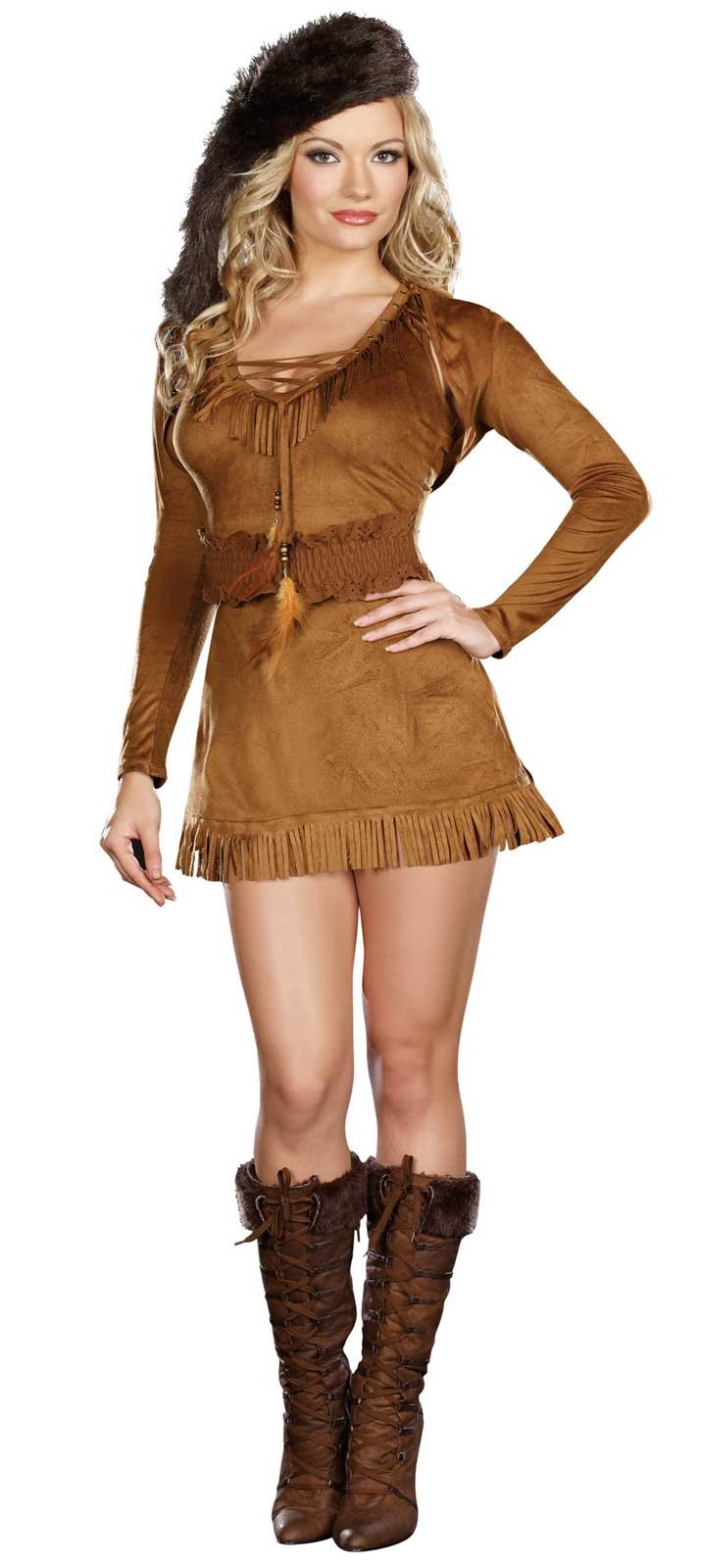 Diva Crocket Adult Costume - Click Image to Close