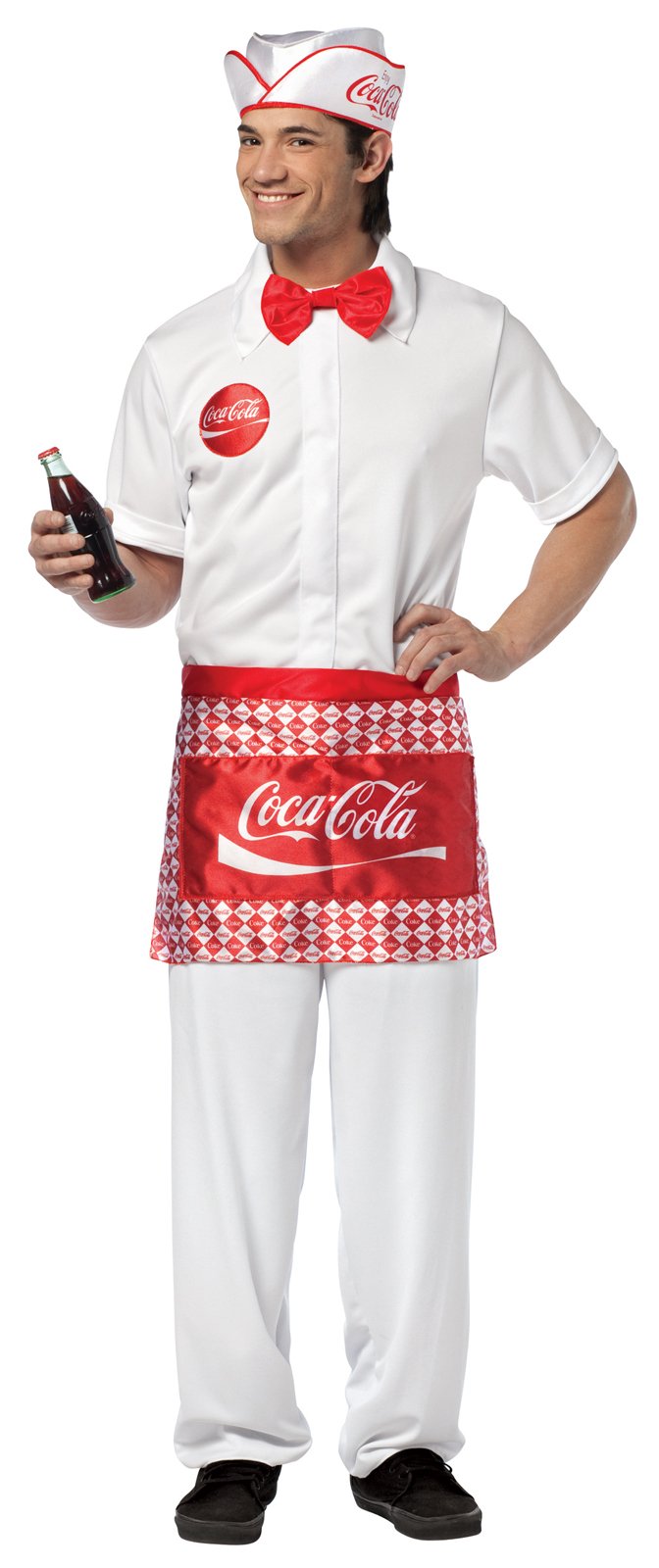 Coca-Cola - Soda Jerk Man Adult Costume