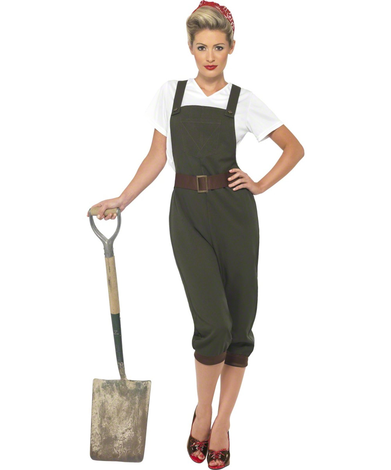 WW2 Land Girl Adult Costume - Click Image to Close