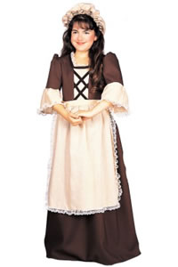 Colonial Girl Costume - Click Image to Close