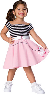 50's Girl Toddler Costume - Click Image to Close