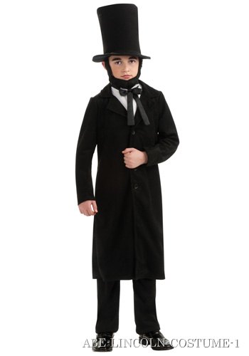 Kids Abe Lincoln Costume - Click Image to Close