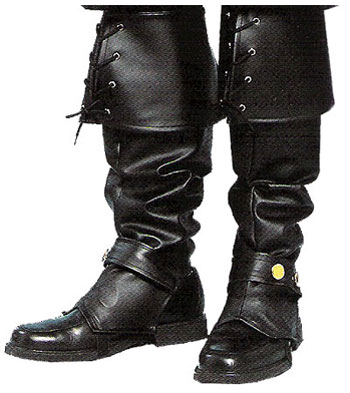 Child Deluxe Pirate Boot Tops - Click Image to Close
