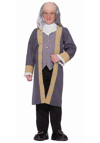 Child Benjamin Franklin Costume - Click Image to Close