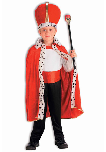 Child King Robe and Crown Set - Click Image to Close
