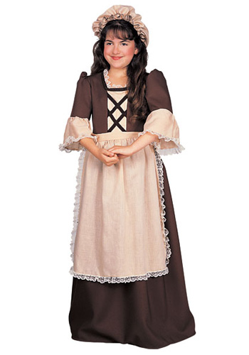 Colonial Girl Costume - Click Image to Close