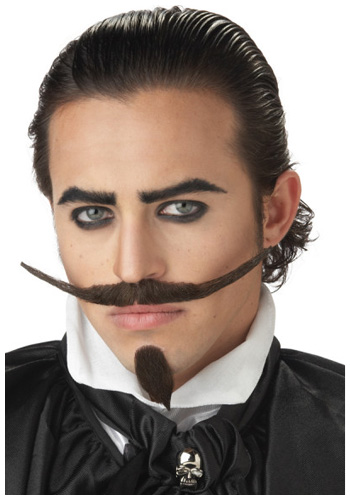 Musketeer Mustache and Chin Patch - Click Image to Close