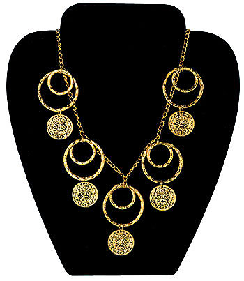 Gold Coin Necklace - Click Image to Close
