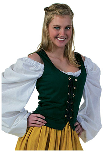 Green Twill Bodice