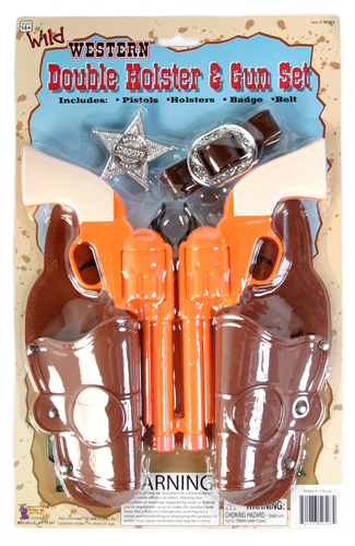 Double Holster and Gun Set
