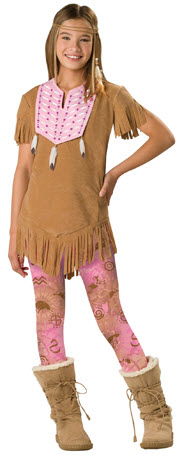 Sassy Squaw Child and Tween Costume - Click Image to Close