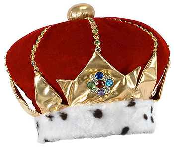 Red Royal King Hat - Click Image to Close