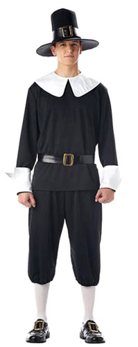 Mens Pilgrim Costume - Click Image to Close